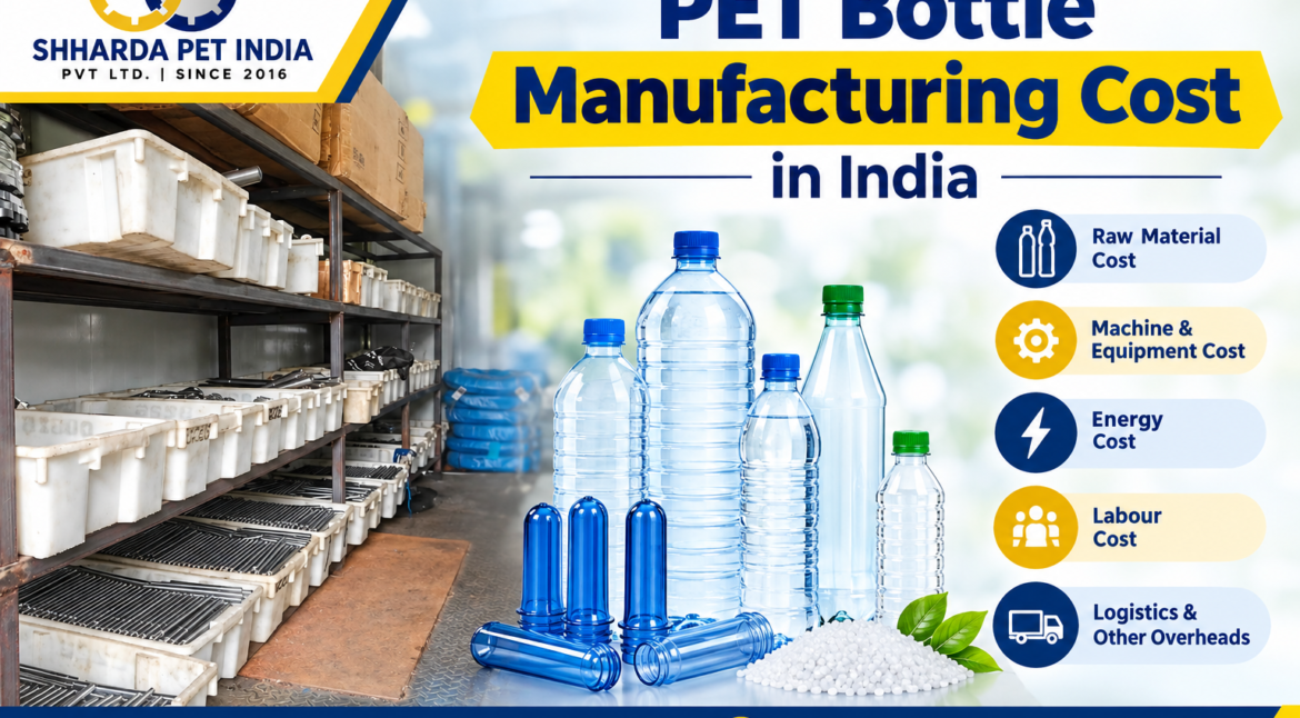 PET Bottle Manufacturing Cost in India