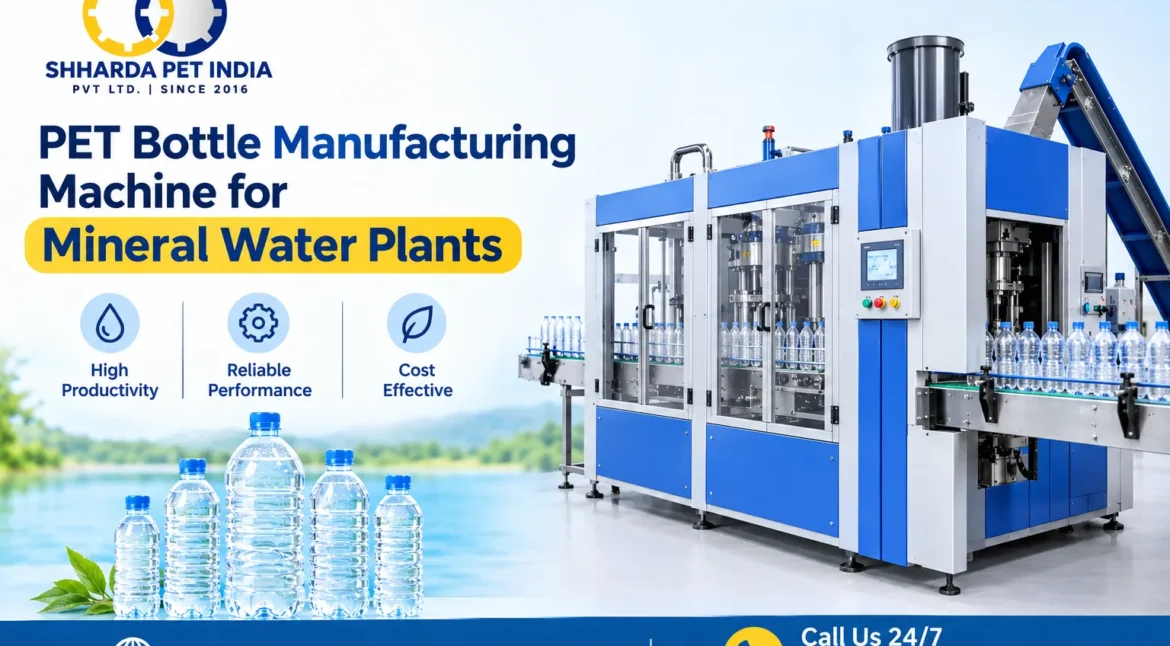 PET Bottle Manufacturing Machine for Mineral Water Plants